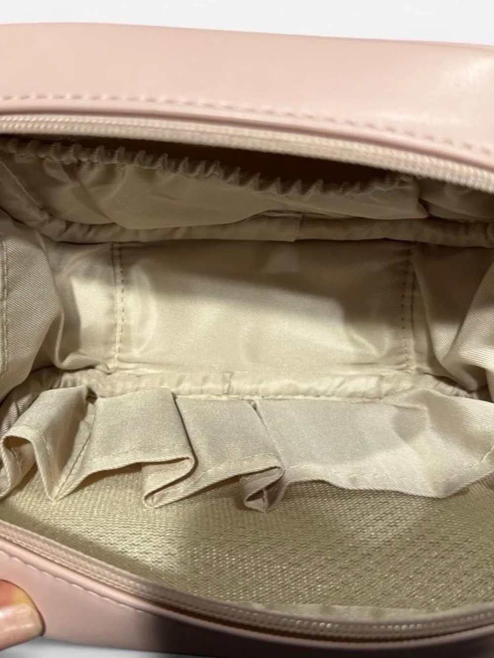 Chic Everyday Cosmetic Pouch in Blush